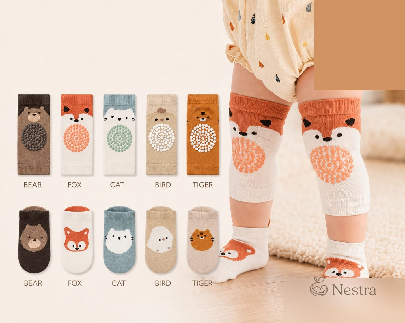 Kneebuds Knee Pad & Sock Set